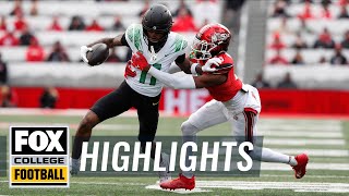 No 8 Oregon Ducks vs No 13 Utah Utes Highlights  CFB on FOX [upl. by Rodmur]