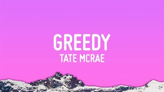 Tate McRae  greedy Lyrics [upl. by Elrem]