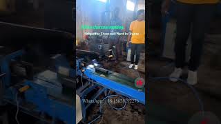 Briquette charcoal production in Africa [upl. by Annol531]