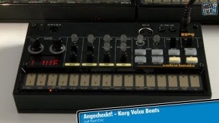 Test  Korg Volca Beats analoge Drummachine  deutsch [upl. by Tseng537]