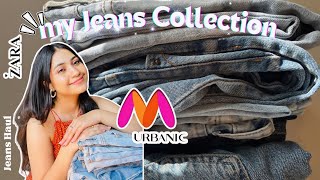 Myntra HighWaist Jeans TryOn Haul WideLeg Straight Fit amp Bootcut JeansRenigraphy [upl. by Aihsile]