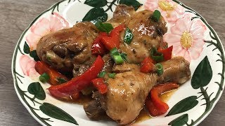 Moms Chicken Estofado Recipe [upl. by Pantia]