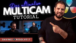 Davinci Resolve Multicam deutsch  Mehrere Kameras syncen und editieren [upl. by Malliw]