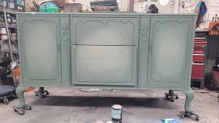 Live painting with Brushed by Brandya subtle green paint blend [upl. by Arodaeht226]