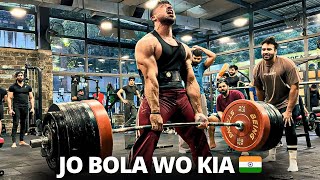 305 KG DEADLIFT AT 93 KG BODY WEIGHT  Saara Gym Aagya Dekhne 🔥 [upl. by Zsa Zsa307]