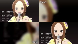 Karakai Jouzu no Takagisan Season 3 Ending 4  Muse amp Toho Comparison [upl. by Harms771]