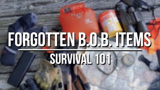 Forgotten Bug Out Bag Items [upl. by Keane]