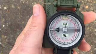 THIS is how to use a Compass Lensatic Compass for beginners [upl. by Eraste]