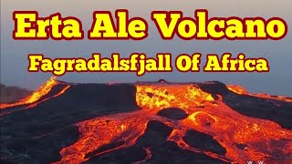 Erta Ale Volcano Lava Lake Ethiopias Answer To Iceland Fagradalsfjall Volcano [upl. by Yorled]