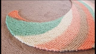 The Swoop Shawl Knitting Tutorial [upl. by Aicilet]