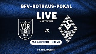 bfvRothaus Pokal  Viertelfinale  VfR Gommersdorf  SV Waldhof [upl. by Nesahc]