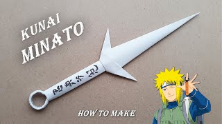 KAĞITTAN MİNATO KUNAİ YAPIMI   How To Make a Paper Kunai [upl. by Eatnahs]