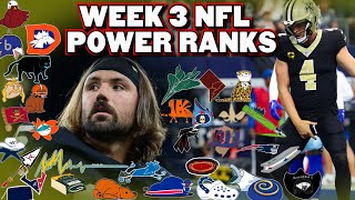 Very HONEST NFL Power Rankings Week 3 [upl. by Agamemnon]