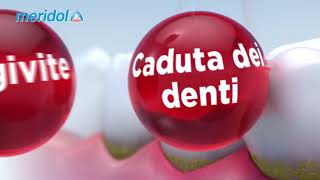 Dentifricio e collutorio meridol® per la prevenzione dei problemi gengivali [upl. by Warner]