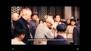 Mao Zedong 1949 speech from CGTN on founding ceremony [upl. by Idnib]