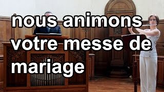 Trumpet Tune de Purcell flûte et orgue  Animation cérémonie de mariage musique amp chant [upl. by Cramer]