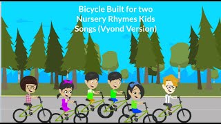 Bicycle Built for two Nursery Rhymes Kids Songs Vyond Version [upl. by Ahsircal]