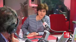 Sylvie Goulard soutien dEmmanuel Macron [upl. by Tniassuot]