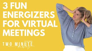 3 Easy amp Fun Energizers for Virtual Meetings [upl. by Narib984]