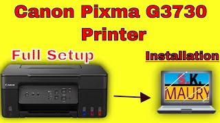 Install amp Download Canon G3730 Printer Driver on Windows 1087  Full Setup Driver installation [upl. by Nnylyma]