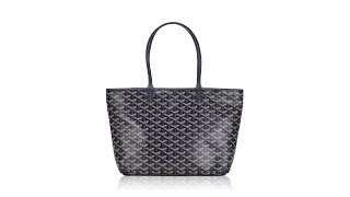 Goyard Goyardine Artois PM Navy Blue [upl. by Bik]