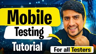 What is Mobile Testing  Types of Mobile Testing  Mobile Testing Tutorial 1 [upl. by Lucien36]