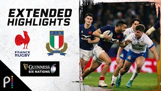 2024 Six Nations France v Italy  EXTENDED HIGHLIGHTS  2252024  NBC Sports [upl. by Alra]