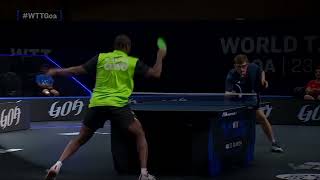 Table Tennis Match  Alexis LEBRUN vs Quadri ARUNA  Highlights  Part 1 [upl. by Barty554]