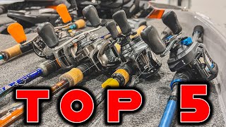 Top 5 Fishing Rods Every Angler Needs Beginner To Advanced [upl. by Midan601]