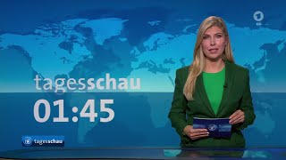 Erste Tagesschau mit Bibiana Barth 2024 [upl. by Niatsirk583]