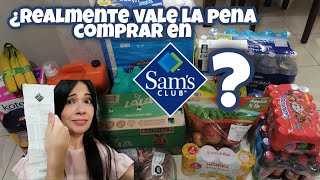 Despensa en SAMS ¿Realmente Vale la Pena Comprar en Sams  ¿Cuánto gasté [upl. by Eba]