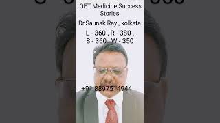 OET Success Stories  Dr Saunak Ray  Best Coaching for OET Exam  91 8897514944 [upl. by Prichard]