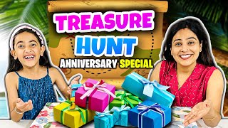 Treasure Hunt  10 gifts on MummyPapa 10th Anniversary  Anniversary Special Vlog  Samayra Narula [upl. by Esineg]