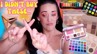 PALETTES I ALMOST BOUGHT BUT IM GLAD I DIDNT 2023 ⛱️ EYESHADOW PALETTE ANTI  HAUL [upl. by Hacissej234]