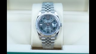 Rolex Datejust 41 Wimbledon 092021 126334 [upl. by Eninahs94]