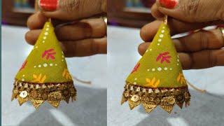 How to make Beautiful fabric tassels tassels howtomakelatkan [upl. by Alihs663]