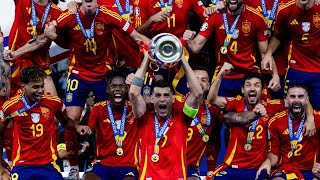 Hours After Carlos Alcaraz Won Wimbledon Spain Beat England To Earn The Most European Championships [upl. by Ipoillak]