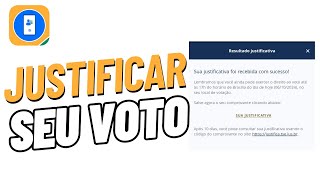 Como Justificar Seu Voto No Aplicativo ETítulo [upl. by Ocirled861]