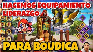 EQUIPAMIENTO LIDERAZGO PARA ARQUERIA  RISE OF KINGDOMS [upl. by Shields338]