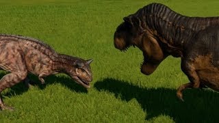 Carnotaurus vs TRex Allosaurus Baryonyx Suchomimus amp Ceratosaurus 1080p 60FPS [upl. by Durante]