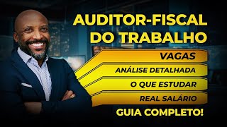 📢AuditorFiscal do Trabalho  Análise detalhada o que estudar o Real Salário Guia Completo [upl. by Amalberga]