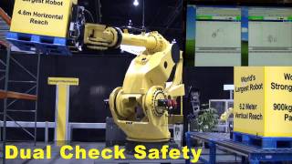 Worlds Largest Robot  FANUC M2000iA Robot Automated Storage amp Retrieval System [upl. by Brandwein]