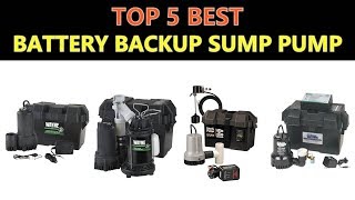 Best Battery Backup Sump Pump 2019  2020 [upl. by Mireielle]