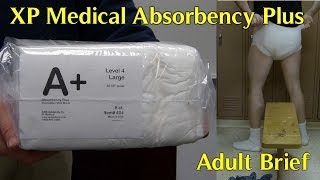 Absorbency Plus A XP Medical adult brief  diaper [upl. by Ettevahs]