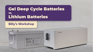 OffGrid Solar Batteries  Gel Deep Cycle vs Growatt Lithium  Billys Workshop  GridFree [upl. by Genevieve]