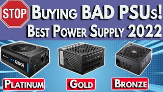 🛑STOP🛑 Making These PSU Mistakes Best Power Supply for PC 2022 [upl. by Grussing]