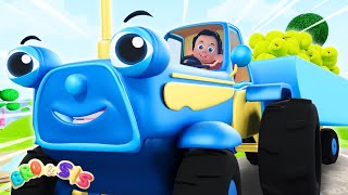 Trattore Blu 🚜 Canzoni Per Bambini Con Macchine e Animali  BROandSIS Italiano [upl. by Hephzipah]