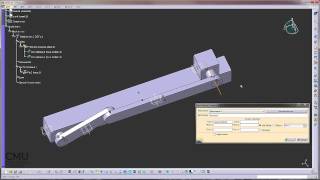 CATiA DMU Kinematics Tutorial 3 [upl. by Hacissej132]