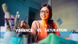 The Difference Between Vibrance and Saturation in Photoshop [upl. by Ronyam417]