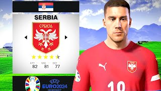 Vodim SRBIJU sve do FINALA EURO 2024  FC 24 [upl. by Wendel344]